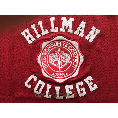 Camiseta Pelicula Hillman College Dwayne Wayne NO 9 Rojo